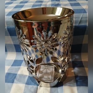 Slatkin & Co Metal Snowflake Fragrance Oil Warmer NWT